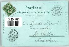 3053 Münchenbuchsee 1899 Lithographie Kirche Hauptstrasse Schulhaus