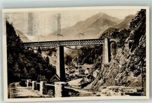 6473 Silenen 1928 Foto AK Chärstelenbachbrücke gotthardbahn