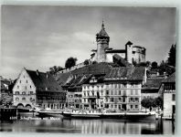 8200 Schaffhausen Sciaffusa 1966 Foto AK Schloss Munot Dampfer Schaffhausen