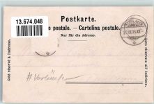 3800 Interlaken 1895 Lithographie Pension International Hotel Ober et ses Villas Vorläufer