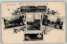 6022 Grosswangen 1908 Foto AK Obermühle Breiten Innerdorf
