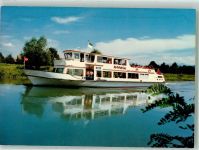 Rheineck Bodenseeschiff Rhynegg Binnenschiff Foto AK