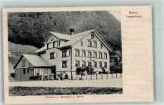 9655 Stein SG 1915 Foto AK Pension und Bäckerei Keller Toggenburg