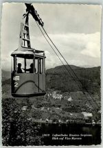 6922 Morcote 1976 Foto AK Seilbahn Brusino-Serpiano