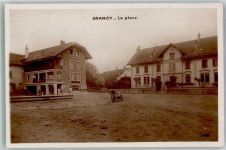 1117 Grancy St-Denis 1925 Foto AK Motorrad La place