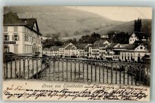 5408 Ennetbaden 1902 Foto AK Hotel Gruss aus
