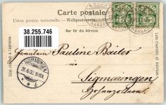 5408 Ennetbaden 1902 Foto AK Hotel Gruss aus