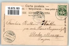 6022 Grosswangen 1900 Foto AK Postamt Mühlegasse Obermühle Pfarr- Kirche