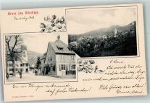 4538 Oberbipp 1903 Foto AK Gruss aus