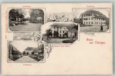 3367 Thörigen Foto AK Dorfstrasse Gasthaus zum Löwen Schulhaus