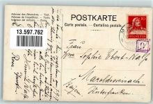 6045 Meggen 1917 Foto AK Pension Schönau