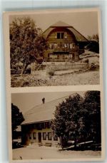 3614 Schwarzenegg Unterlangenegg 1932 Foto AK Gasthaus zum Schlüssel Rohtachen