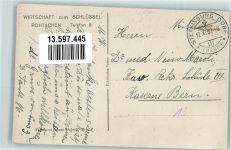 3614 Schwarzenegg Unterlangenegg 1932 Foto AK Gasthaus zum Schlüssel Rohtachen