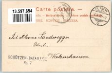 9230 Flawil 1902 Foto AK Feldpost Schützen-Bataillon Nr. 7 Gruss aus