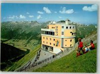 Jakobshorn 1975 Foto AK Gasthaus Jakobshorn