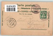 3723 Kiental 1899 Lithographie Postktutsche Hotel Pension Kienthalerhof