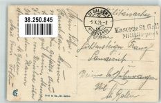 9057 Weissbad 1924 Winter Feldpost Militärsache Kaserne St. Gallen
