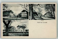 3421 Lyssach Foto AK Handlung Gasthaus zur Krone Käserei