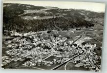 2108 Couvet 1960 Foto AK Fliegeraufnahme
