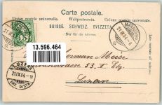 8712 Stäfa 1904 Foto AK Eisenbahn- Übergang