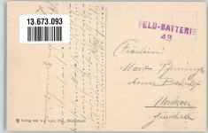 4226 Breitenbach Foto AK Fabrik Islo-Werke Uhren- Fabrik Bandwebererei Gasthaus zum weissen Kreuz Feldpost
