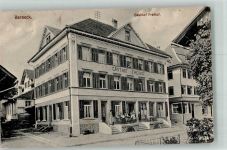 9442 Berneck 1918 Gebrauchsspuren Feldpost Grenzdetachemnet Nr, 33 Gasthaus Freihof