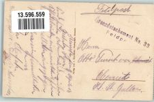 9442 Berneck 1918 Gebrauchsspuren Feldpost Grenzdetachemnet Nr, 33 Gasthaus Freihof
