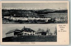 9500 Wil SG 1921 Foto AK Gasthaus Gartenwirtschaft zum Oelberg
