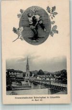 3432 Lützelflüh Foto AK Schwingfest 1911