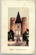 4000 Basel Bâle 1909 Foto AK Spalentor