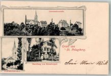 9225 St. Pelagiberg Foto AK Handlung Wallfahrts- Kirche