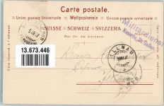9573 Littenheid 1907 Foto AK Krankenhaus Pflegeanstalt Feldpost Militärdienst Kaserne St. Gallen