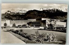 6000 Luzern Lucerne Foto AK Bahnhofplatz Auto