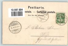 9000 St. Fiden 1901 Lithographie Bahnhof Eisenbahn Kirche Landwirtschaft
