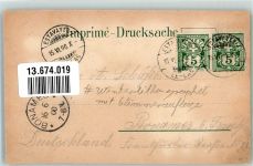 1470 Estavayer-le-Lac 1900 Winterlithographie Pont du Chateau Grand Rue Glimmerauflage