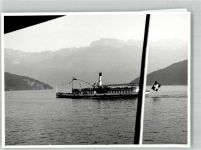 Luzern Lucerne Dampfschiff Italia Binnenschiff Foto AK
