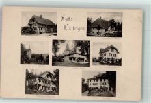 2572 Sutz-Lattrigen 1917 Foto AK Postamt Pension vegetarisch Kirche Handlung