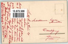 2572 Sutz-Lattrigen 1917 Foto AK Postamt Pension vegetarisch Kirche Handlung