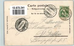 9200 Gossau SG 1903 Foto AK Fabrik Schifflistickerei Kirche