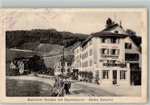 5400 Baden Foto AK Hotel Hirschen