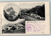 7545 Guarda 1907 Gebrauchsspuren Hotel Meisser