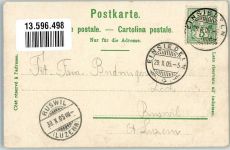8840 Einsiedeln 1905 Lithographie Gasthaus St. Georg Kloster Maria Einsiedeln