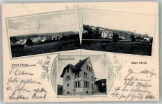 8308 Illnau Foto AK Feldpost Bataillon Nr. 63 Gemeindehaus Unter-Illnau