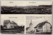 1681 Billens Foto AK Hospiz de St. Joseph Kirche Place du village