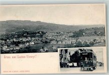 9428 Lachen Foto AK Straßenbahn Vonwil