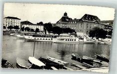 2000 Neuchâtel Neuenburg 1959 Foto AK Hafen