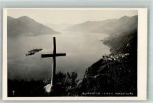 6622 Ronco sopra Ascona Foto AK Ronco Lago Maggiore Kreuz