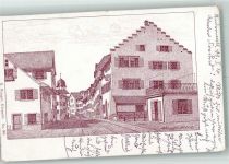 6490 Andermatt 1916 Radierung sign. Ringger, R. Feldpost 7 Poste de Campagne Ort handschriftlich