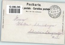 6490 Andermatt 1916 Radierung sign. Ringger, R. Feldpost 7 Poste de Campagne Ort handschriftlich