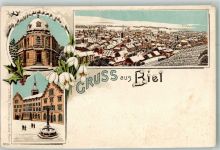 2500 Biel/Bienne Winterlithographie